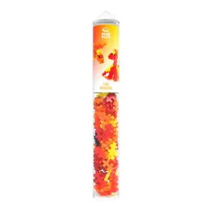 Plus Plus Tube Fire Dragon